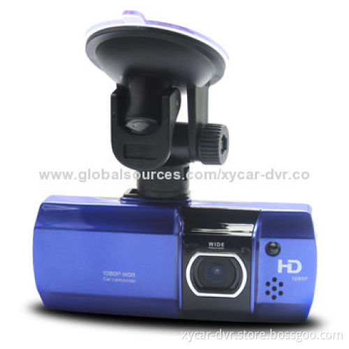Car Camcorder, Ultra-wide 140 Degrees Viewing Angle, Supports Seamless Loop Recording